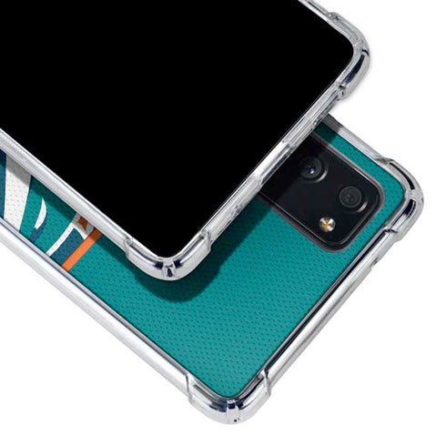 NFL Miami Dolphins Zone Block Galaxy S20 FE Clear Case