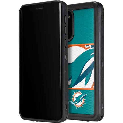 NFL Miami Dolphins Zone Block Galaxy S20 Plus Waterproof Case