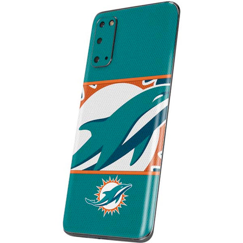 NFL Miami Dolphins Zone Block Galaxy S20 Skin