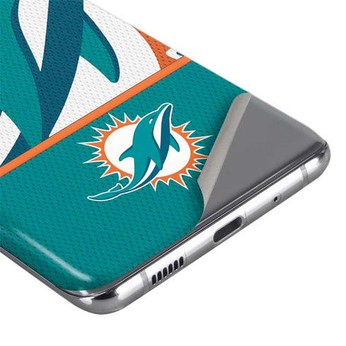 NFL Miami Dolphins Zone Block Galaxy S20 Skin