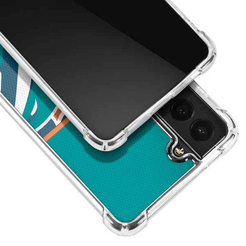 NFL Miami Dolphins Zone Block Galaxy S21 5G Clear Case