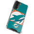 NFL Miami Dolphins Zone Block Galaxy S21 FE Clear Case