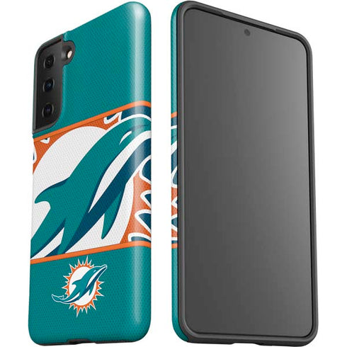 NFL Miami Dolphins Zone Block Galaxy S21 FE Pro Case