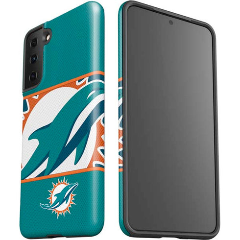 NFL Miami Dolphins Zone Block Galaxy S21 Plus 5G Pro Case