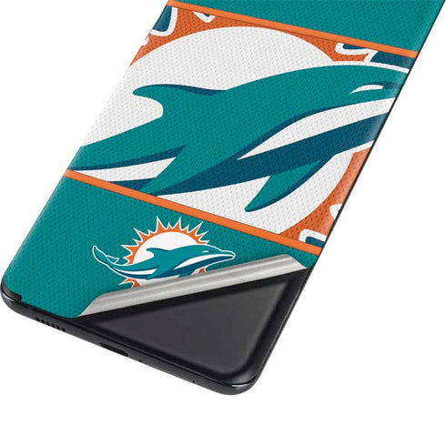 NFL Miami Dolphins Zone Block Galaxy S21 Plus 5G Skin