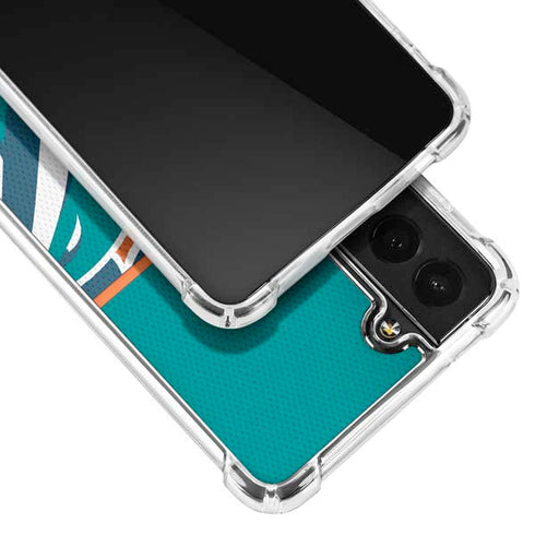 NFL Miami Dolphins Zone Block Galaxy S22 Clear Case