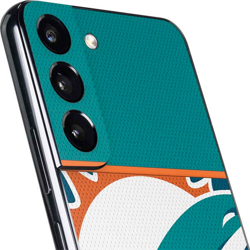 NFL Miami Dolphins Zone Block Galaxy S22 Plus Skin