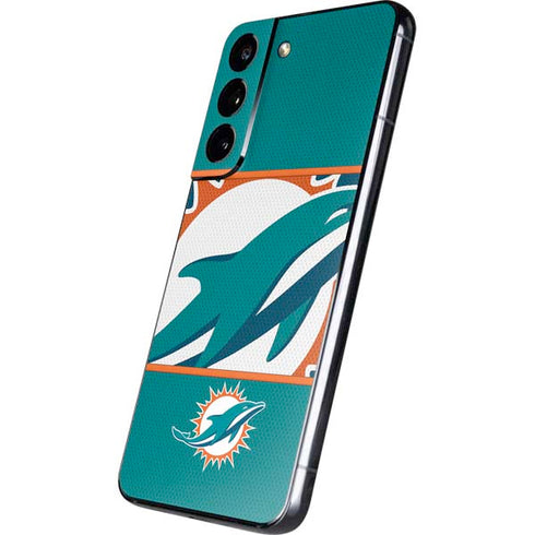 NFL Miami Dolphins Zone Block Galaxy S22 Skin
