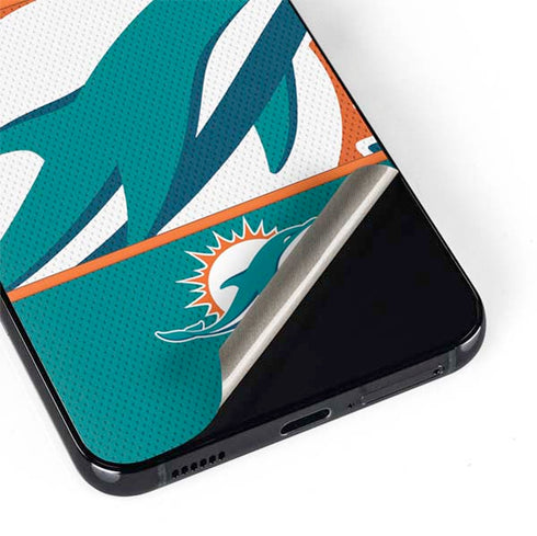 NFL Miami Dolphins Zone Block Galaxy S22 Skin