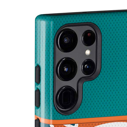NFL Miami Dolphins Zone Block Galaxy S22 Ultra Pro Case