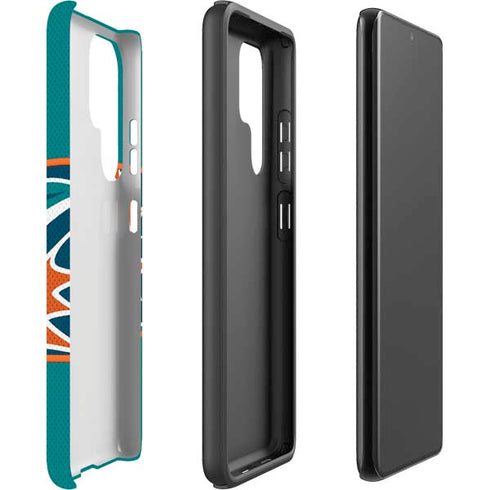 NFL Miami Dolphins Zone Block Galaxy S22 Ultra Pro Case