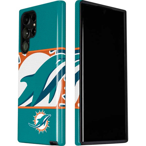 NFL Miami Dolphins Zone Block Galaxy S22 Ultra Pro Case