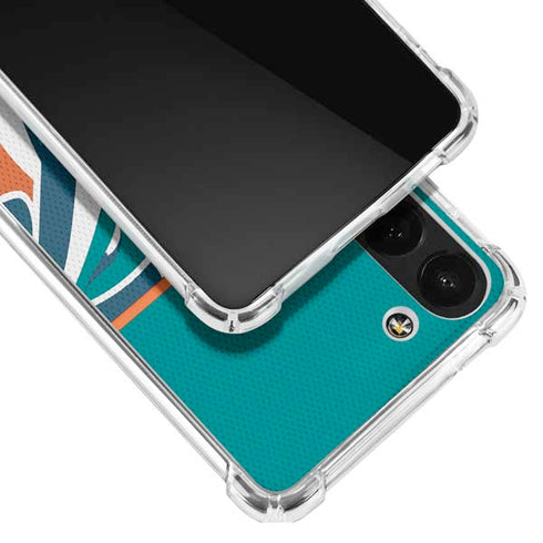 NFL Miami Dolphins Zone Block Galaxy S23 Clear Case