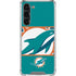 NFL Miami Dolphins Zone Block Galaxy S23 Plus Clear Case
