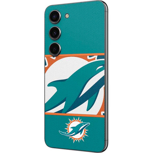 NFL Miami Dolphins Zone Block Galaxy S23 Skin