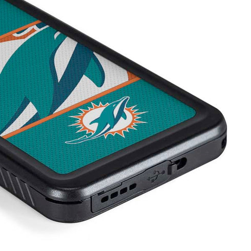 NFL Miami Dolphins Zone Block Galaxy S23 Waterproof Case