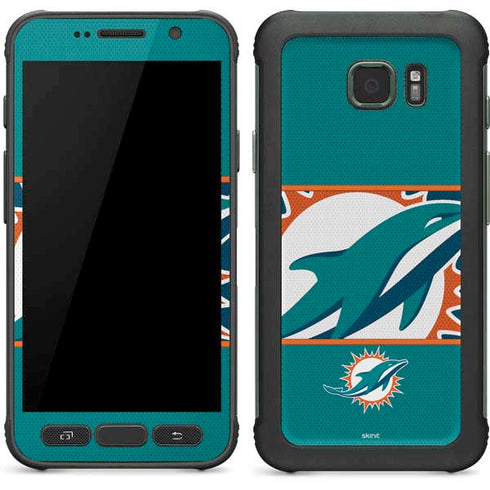 NFL Miami Dolphins Zone Block Galaxy S7 Active Skin
