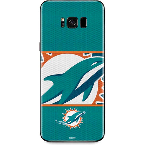 NFL Miami Dolphins Zone Block Galaxy S8 Plus Skin