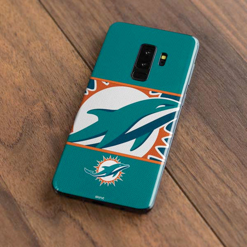 NFL Miami Dolphins Zone Block Galaxy S9 Plus Skin