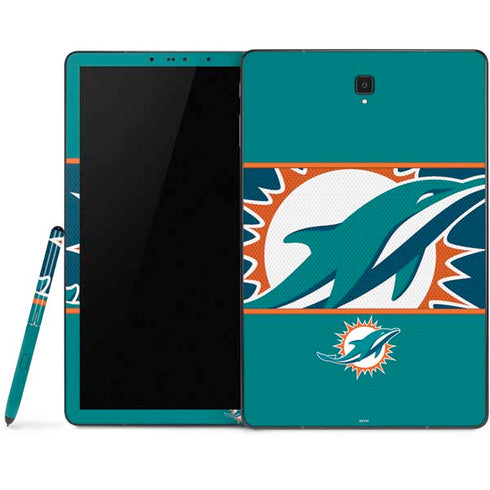 NFL Miami Dolphins Zone Block Samsung Galaxy Tab Skin