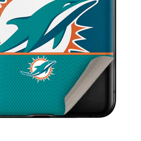 NFL Miami Dolphins Zone Block Galaxy Z Flip Skin