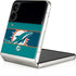 NFL Miami Dolphins Zone Block Galaxy Z Flip3 5G Skin