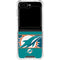 NFL Miami Dolphins Zone Block Galaxy Z Flip5 5G Clear Case