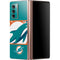 NFL Miami Dolphins Zone Block Galaxy Z Fold2 5G Skin