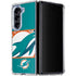 NFL Miami Dolphins Zone Block Galaxy Z Fold5 5G Clear Case
