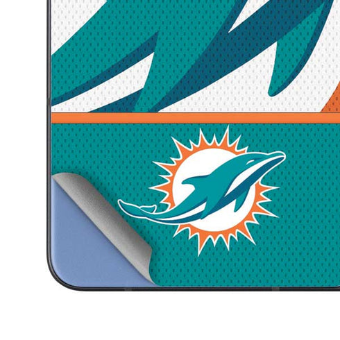 NFL Miami Dolphins Zone Block Galaxy Z Fold5 5G Skin