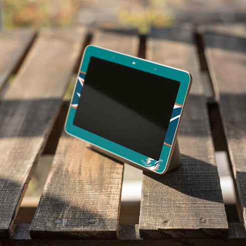 NFL Miami Dolphins Zone Block Google Home Hub Skin