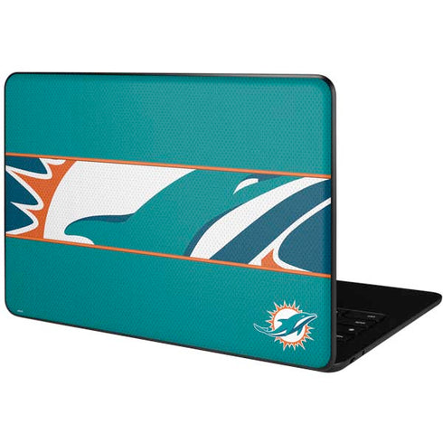 NFL Miami Dolphins Zone Block Google Pixelbook Go Skin