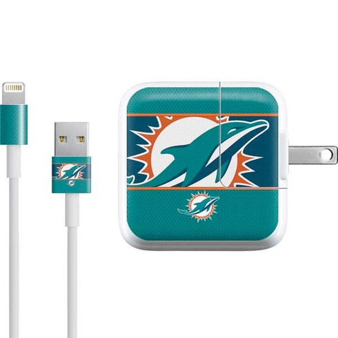 NFL Miami Dolphins Zone Block iPad Charger (10W USB) Skin