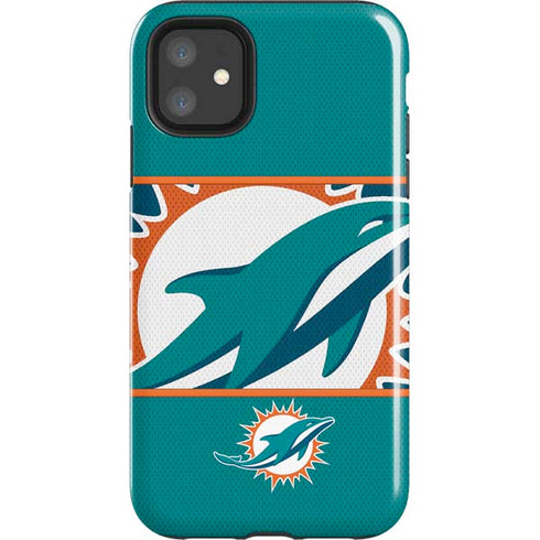 NFL Miami Dolphins Zone Block iPhone 11 Impact Case