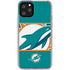NFL Miami Dolphins Zone Block iPhone 11 Pro Clear Case