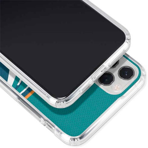 NFL Miami Dolphins Zone Block iPhone 11 Pro Clear Case