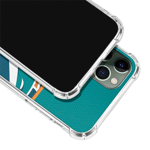 NFL Miami Dolphins Zone Block iPhone 11 Pro Max Clear Case
