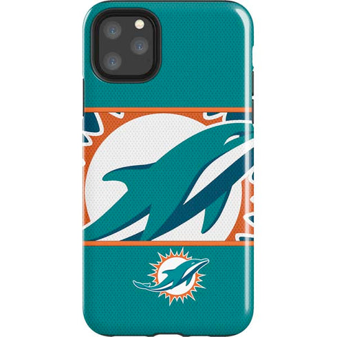 NFL Miami Dolphins Zone Block iPhone 11 Pro Max Impact Case