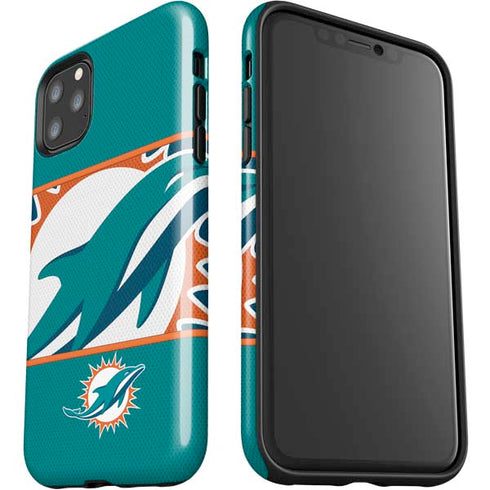 NFL Miami Dolphins Zone Block iPhone 11 Pro Max Impact Case