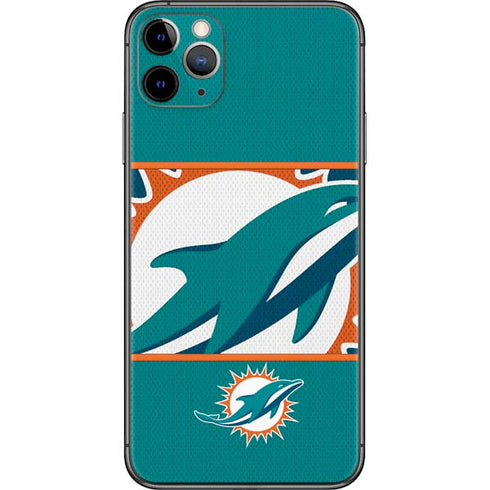 NFL Miami Dolphins Zone Block iPhone 11 Pro Max Skin