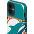 NFL Miami Dolphins Zone Block iPhone 12 Impact Case