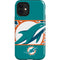 NFL Miami Dolphins Zone Block iPhone 12 Mini Impact Case