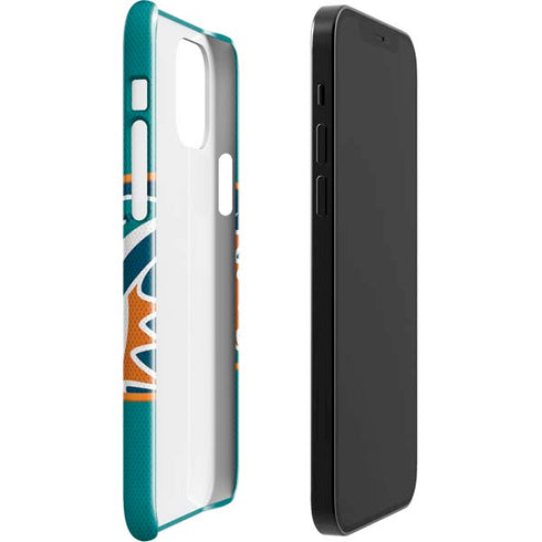 NFL Miami Dolphins Zone Block iPhone 12 Mini Lite Case