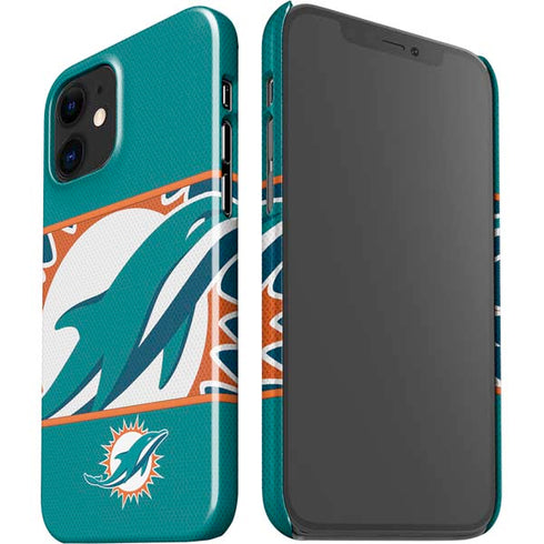 NFL Miami Dolphins Zone Block iPhone 12 Mini Lite Case