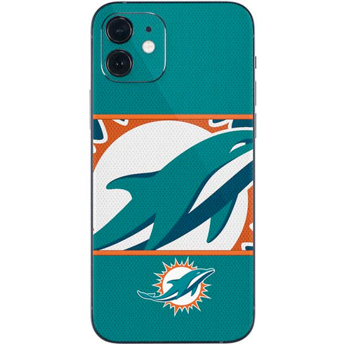 NFL Miami Dolphins Zone Block iPhone 12 Mini Skin