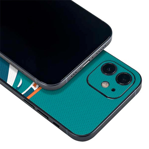 NFL Miami Dolphins Zone Block iPhone 12 Mini Skin