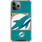 NFL Miami Dolphins Zone Block iPhone 12 Pro Clear Case