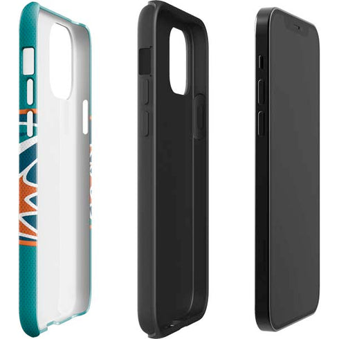 NFL Miami Dolphins Zone Block iPhone 12 Pro Max Impact Case