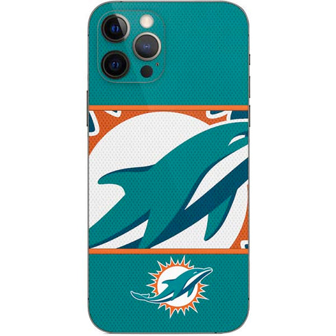 NFL Miami Dolphins Zone Block iPhone 12 Pro Skin