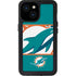 NFL Miami Dolphins Zone Block iPhone 13 Mini Waterproof Case
